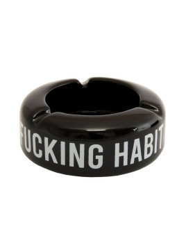 Cendrier Fucking habit noir