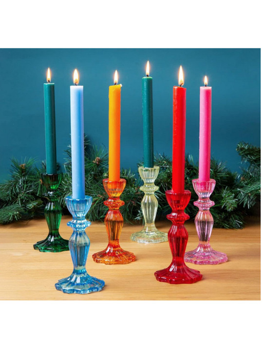 Bougeoir en verre