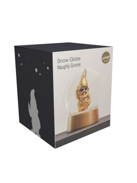 Boule à neige Gnome doré