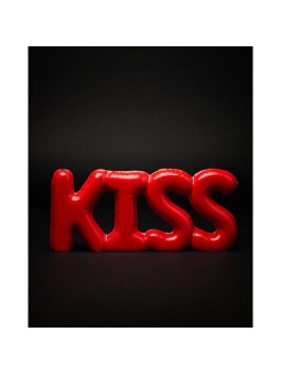 Kiss Lettering Balloon red