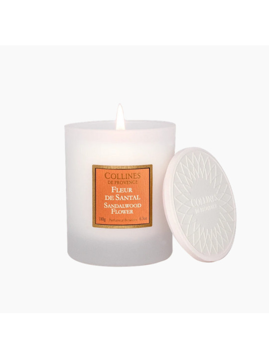 Scented Candle Sandalwood flower