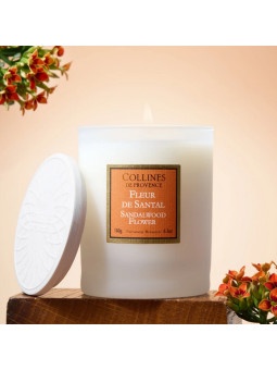 Scented Candle Sandalwood flower