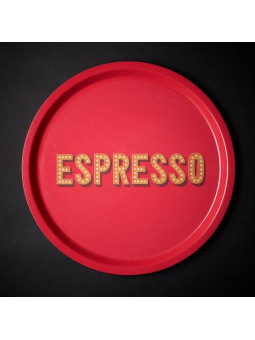 Plateau ESPRESSO rond