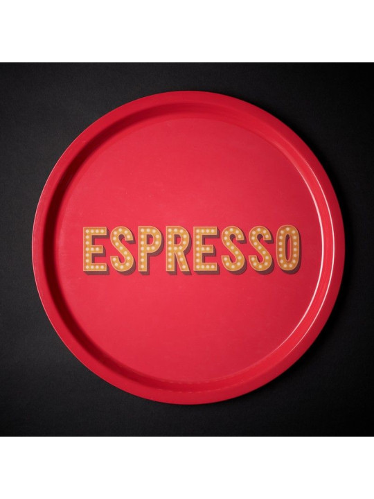 Plateau ESPRESSO rond