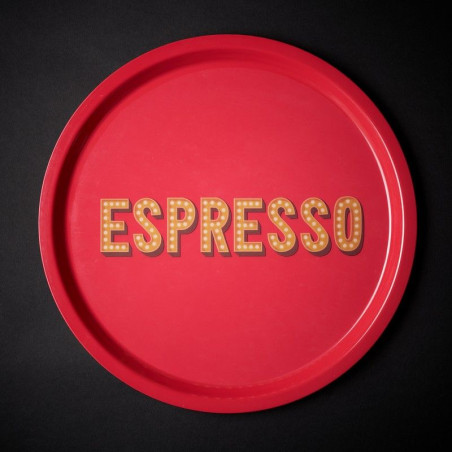 Plateau ESPRESSO rond