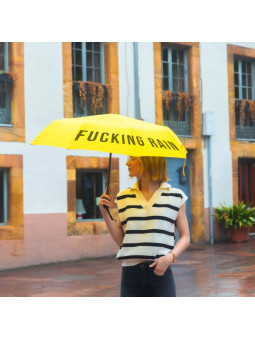 Umbrella Fucking Rain - yellow