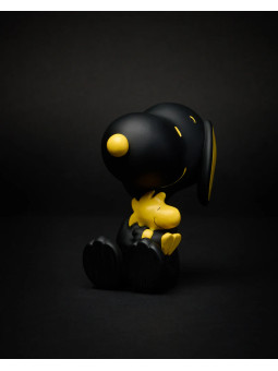 Statue Snoopy Woodstock 12cm black