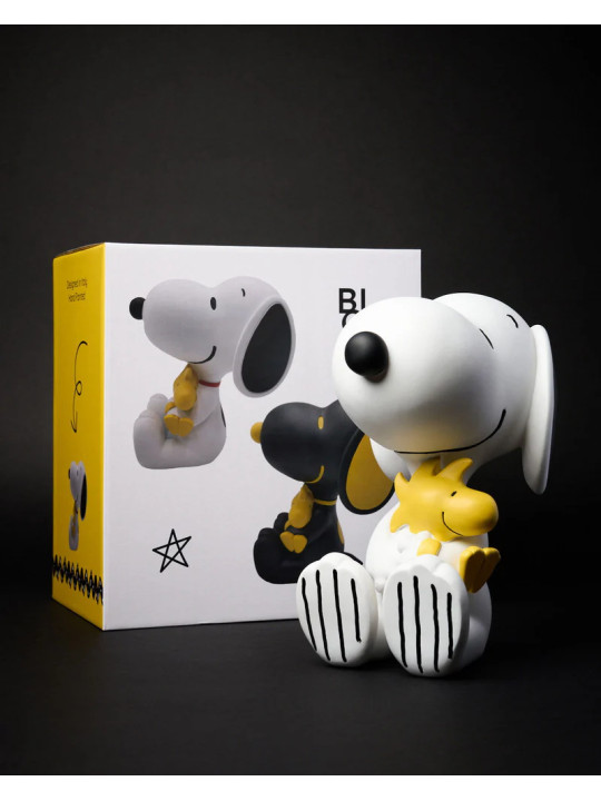 Figurine Snoopy Woodstock 25 cm blanche