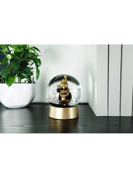 Snow Globe Dwarf Rocker gold