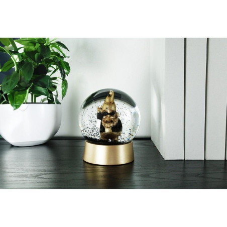 Snow Globe Dwarf Rocker gold