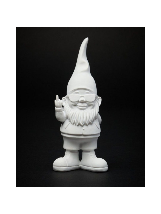 White Fuck Gnome Statue 12cm