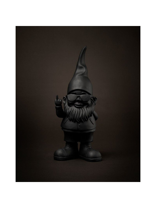Statuette Gnome Fuck noir 12cm