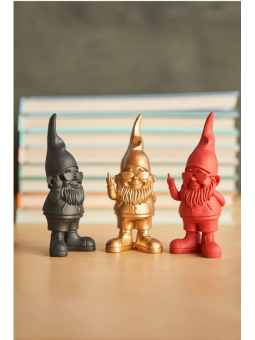 Black Fuck Gnome Statue 12cm