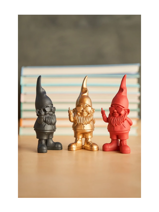 Black Fuck Gnome Statue 12cm