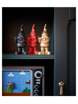 Statuette Gnome Fuck doré 12 cm – Déco Insolente & Design Original