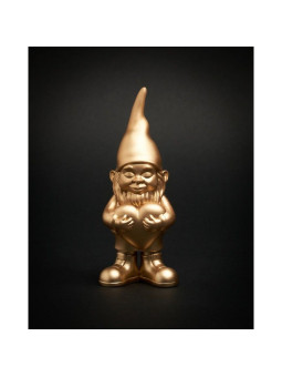 Statuette Gnome Love Dorée – Déco Originale & Idée Cadeau | Maison Thomassin