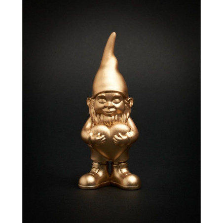 Statuette Gnome Love Dorée – Déco Originale & Idée Cadeau | Maison Thomassin