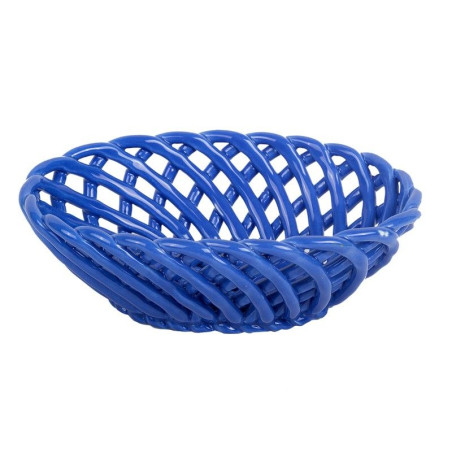 Coupe déco porcelaine bleu