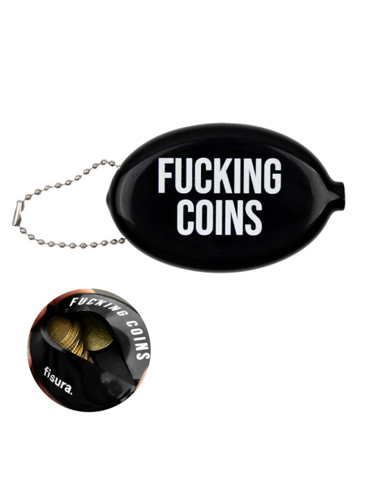 Porte-monnaie vintage - Fucking Coins