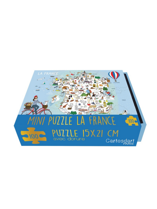 Mini Puzzle Map of France – 100 pieces