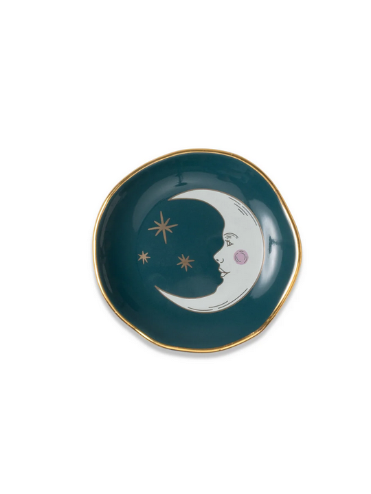 Celestial Ceramic Trinket Dish - The Moon