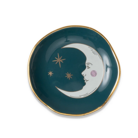 Celestial Ceramic Trinket Dish - The Moon