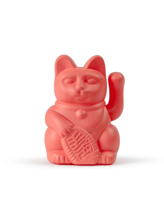 Solar Lucky Cat - Neon Orange