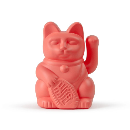 Solar Lucky Cat - Neon Orange
