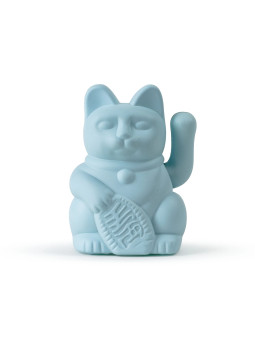 Lucky Cat solaire - bleu