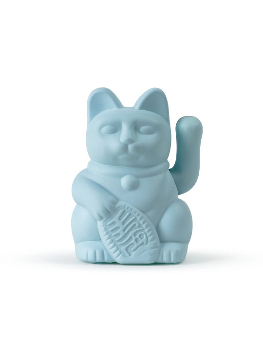 Lucky Cat solaire - bleu
