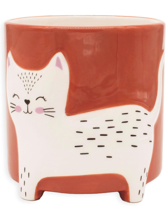 Cat Plant Vase