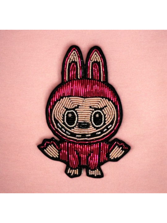 Labubu Brooch – Embroidered Edition