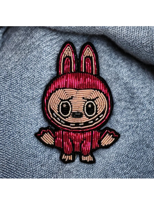 Labubu Brooch – Embroidered Edition