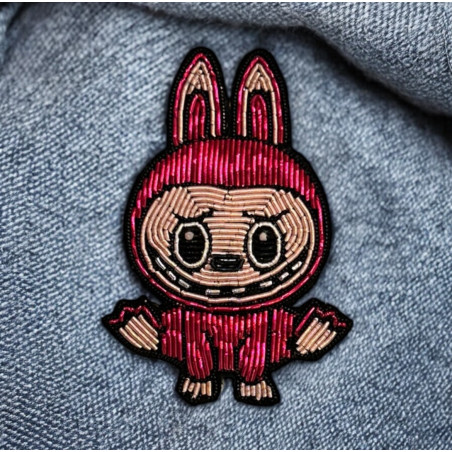 Labubu Brooch – Embroidered Edition