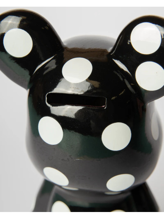 Tirelire Teddy 24cm - black