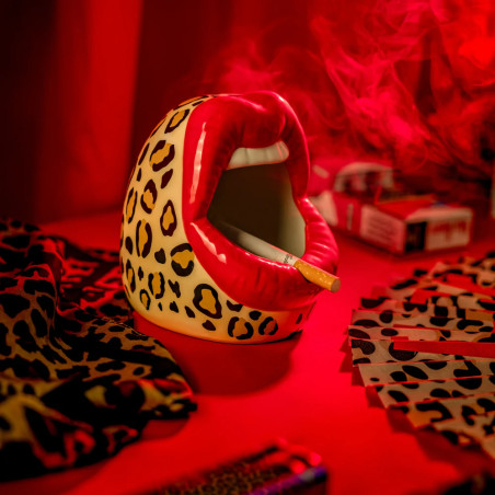 Mouth Ashtray Leopard
