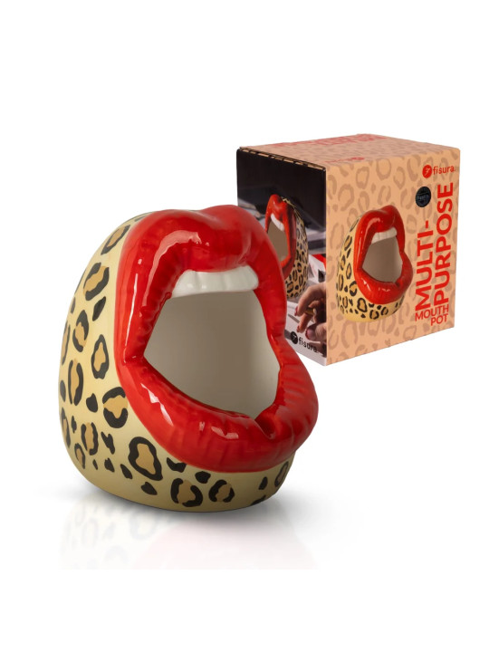 Mouth Ashtray Leopard