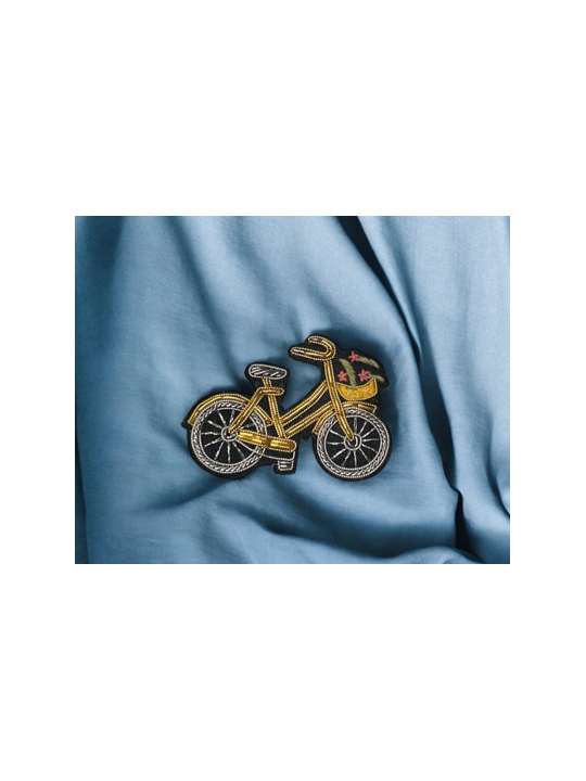 Bicycle Basket brooch