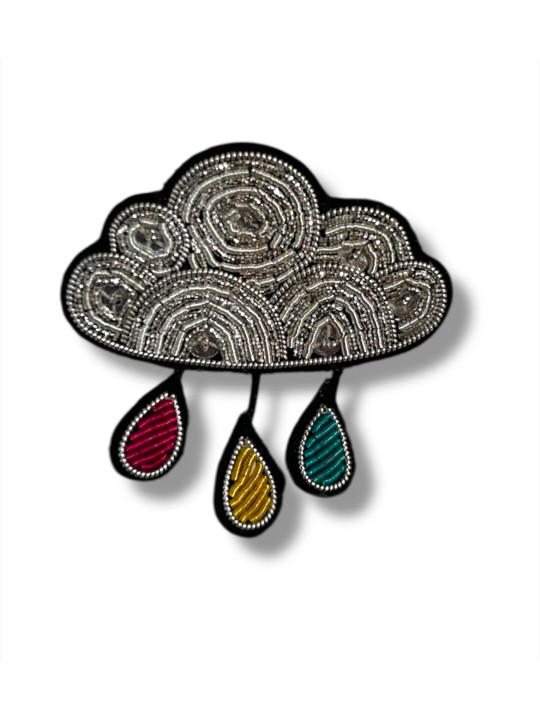Broche Nuage et pluie