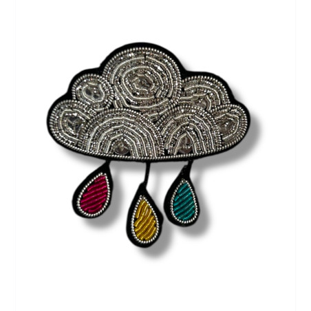 Broche Nuage et pluie