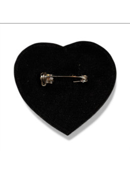 Broche Coeur Léopard