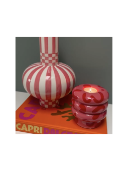 Leopard candle holder