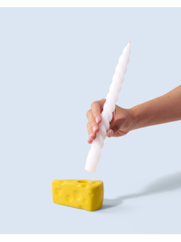 Cheese Candle Holder – Fun & Original Decorative Candle Piece