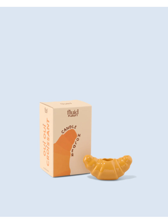 Croissant Candle Holder – Fun & Original Decorative Candle Piece