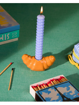 Croissant Candle Holder – Fun & Original Decorative Candle Piece