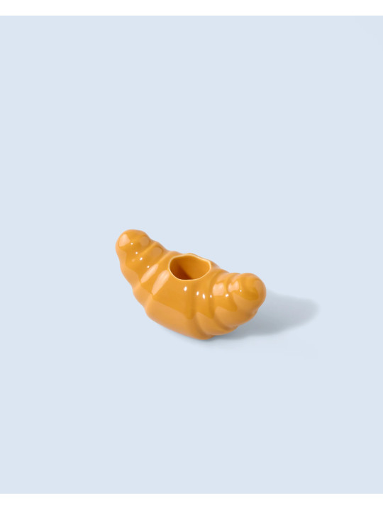 Croissant Candle Holder – Fun & Original Decorative Candle Piece