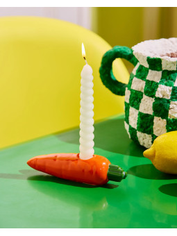 Bougeoir Carotte – Une touche de fun et de couleur pour votre intérieur !