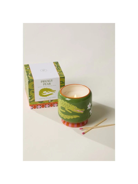 Adopo Crocodile Scented Candle – Prickly Pear