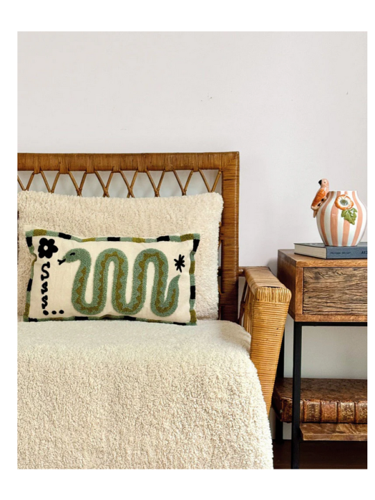 Coussin Serpent