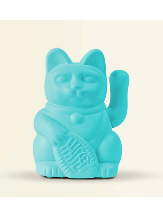 Solar Lucky Cat - Turquoise